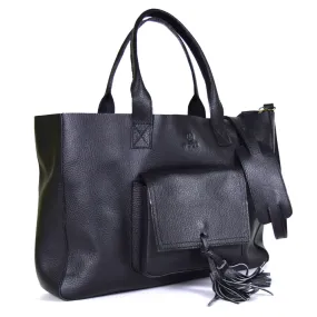 Western Bag in Black Leather