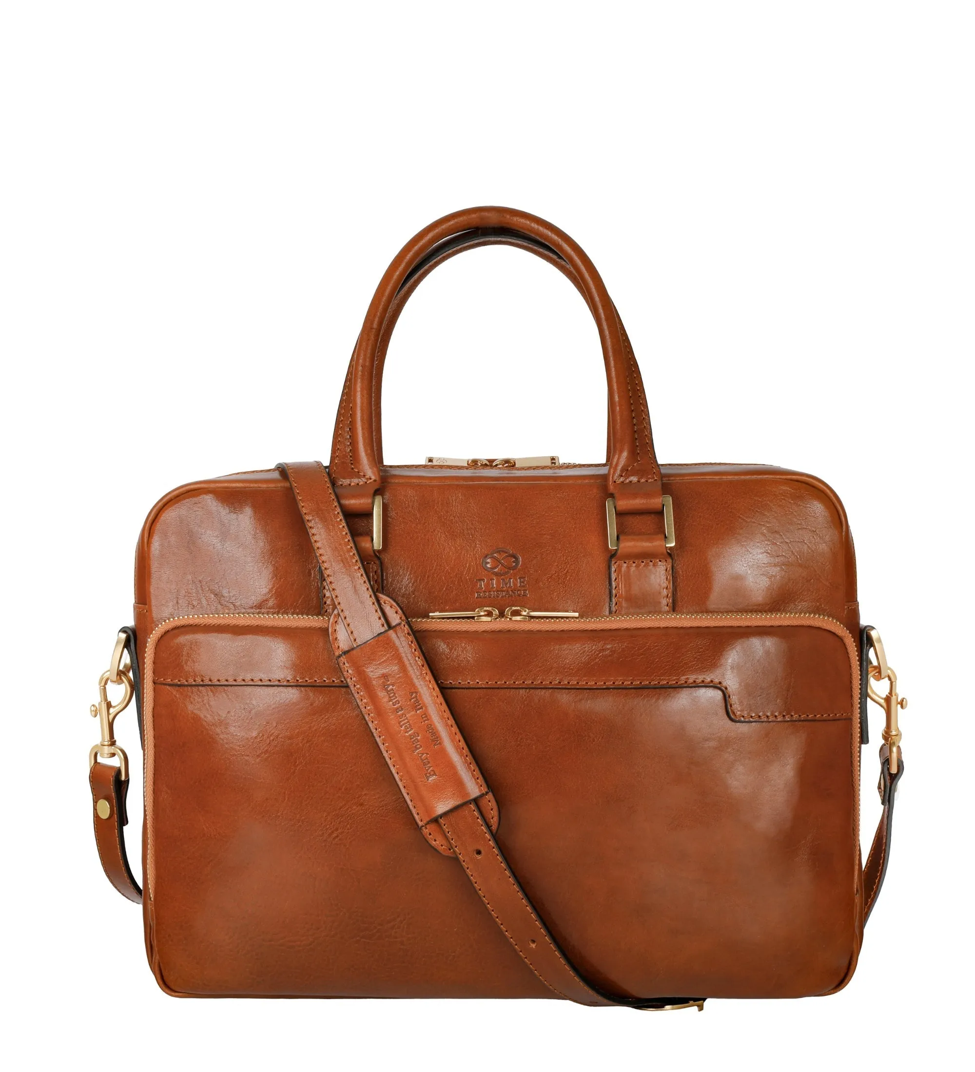 Womens Leather Briefcase Laptop Bag - Orlando